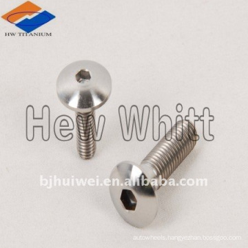 Titanium button head bolt